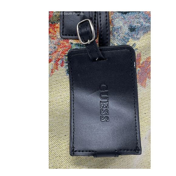 Guess FURRINA Floral Tapestry Weekender Tote Bag with Black Handles - Picture 8 of 8